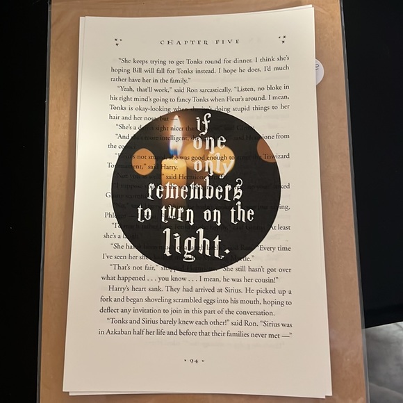 Harry Potter Quote Wall Art 2 Print Set - Picture 3 of 3